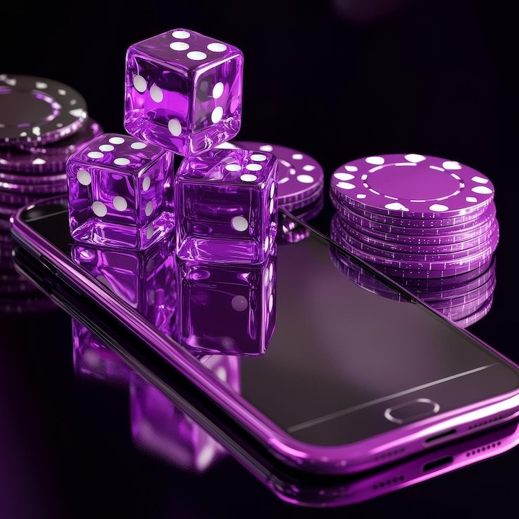 Pengguna membaca syarat promosi mobile
